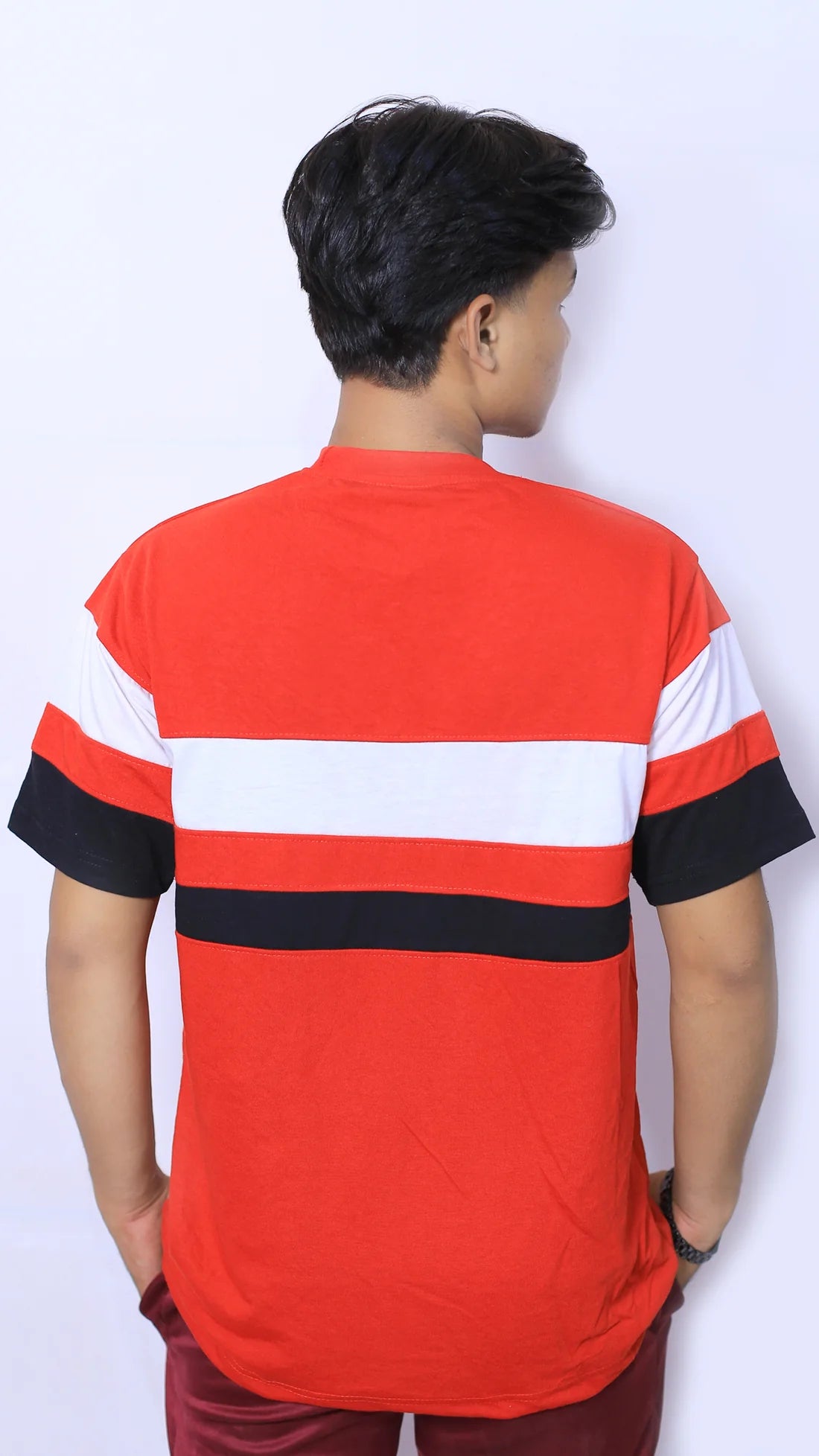 New Style  12-Panel Custom Slim Fit T-Shirt (PC Jersey Fabric)