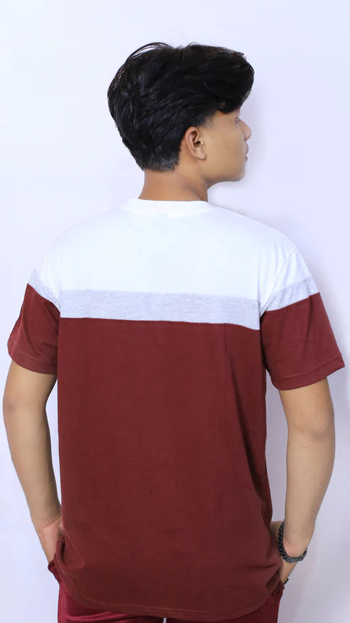 New Stylish 8-Panel Custom Slim Fit T-Shirt (PC Jersey Fabric)