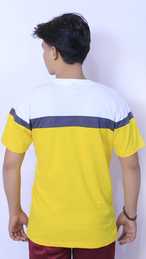 New Stylish 8-Panel Custom Slim Fit T-Shirt (PC Jersey Fabric)