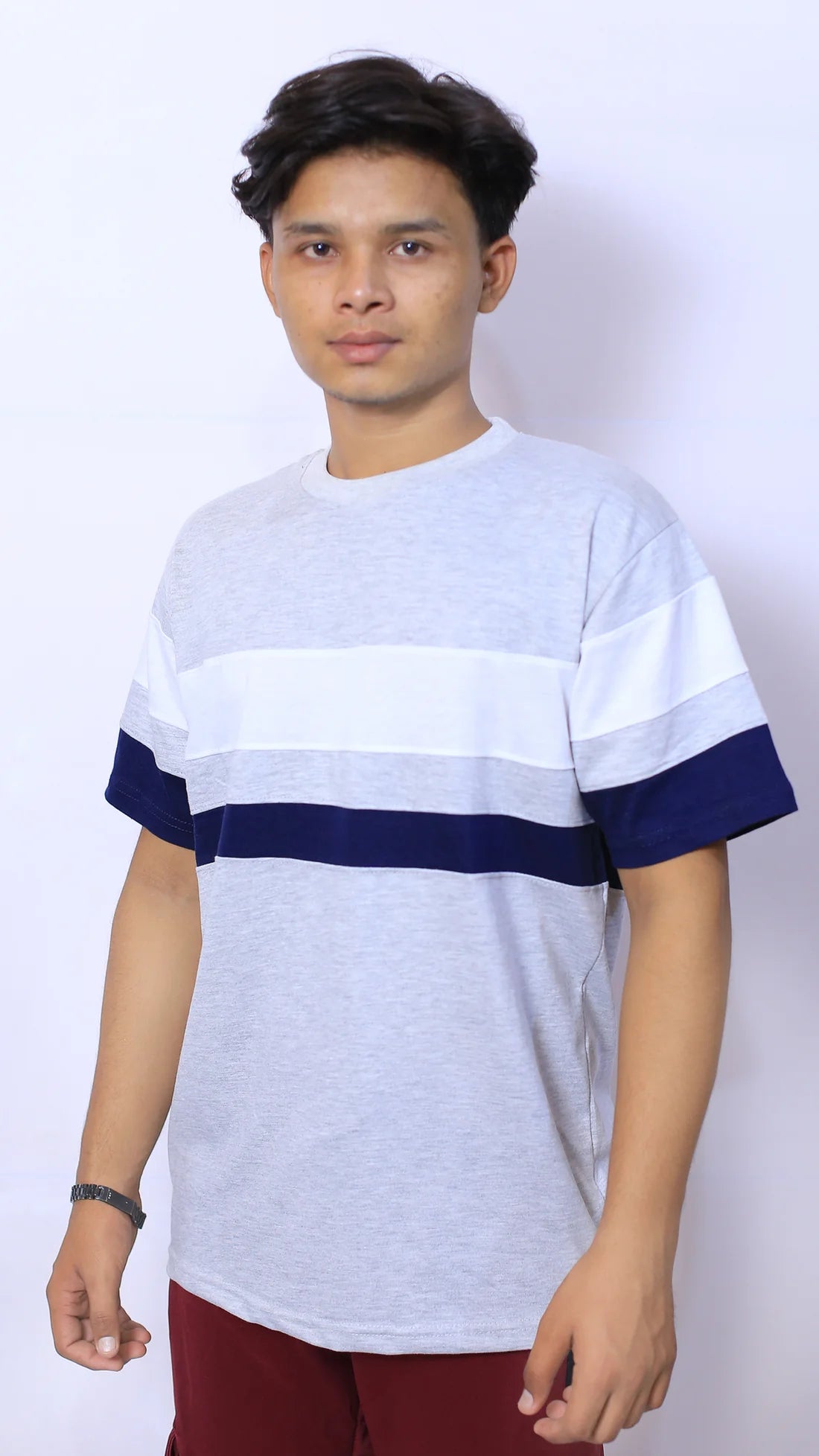 New Style  12-Panel Custom Slim Fit T-Shirt (PC Jersey Fabric)