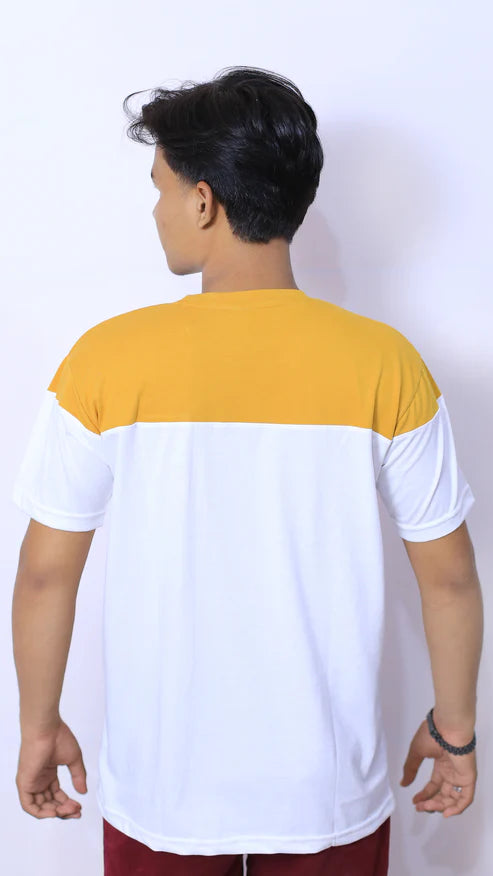 New Style 2-Panel Custom Slim Fit T-Shirt with Front Pocket (